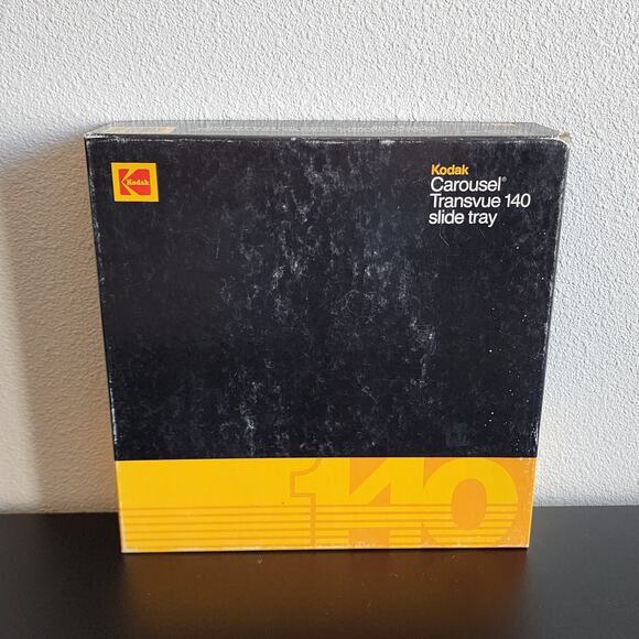 Kodak Transvue 140 Slide Tray w Box Carousel and Ektagraphic Projectors 184 0768 - Picture 4 of 10